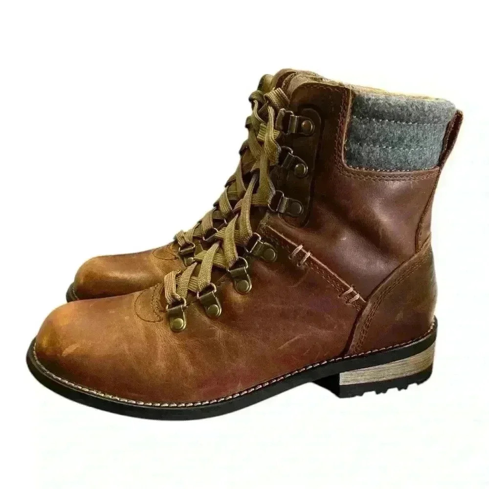 Kodiak Brown Leather Womenโs Boots